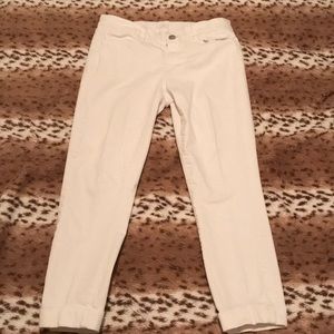 Ann Taylor Loft Modern Skinny Ankle White Jean